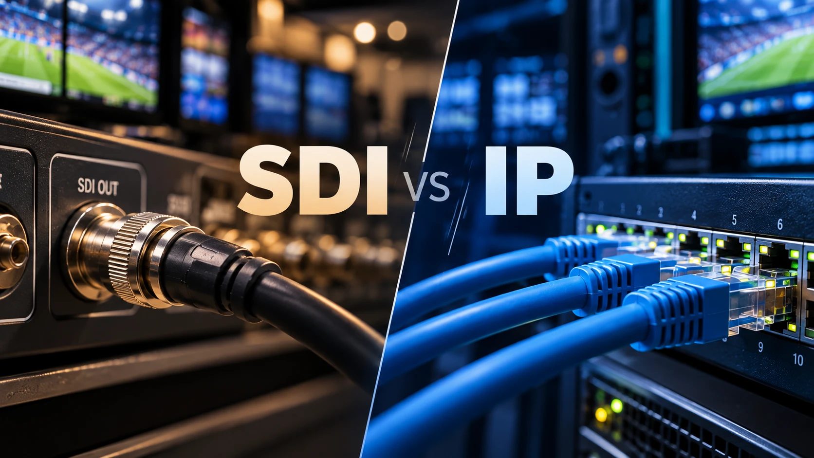 SDI vs IP in broadcasting